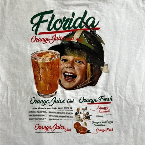 White 100% Cotton Graphic T-Shirt - Picture 3 of 3